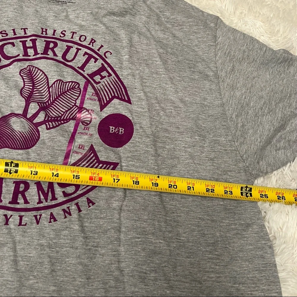 NWT The Office Shrute Farms gray tee - Picture 5 of 9
